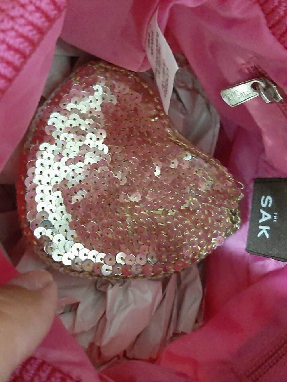 THE SAK NWT "Cupid" 💝 Hobo Bag & ID/Change Wallet 2 Pc Set - Picture 8 of 16